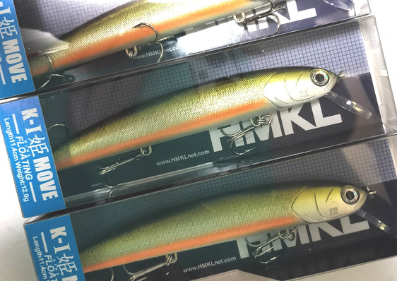 HMKL K-1 HIME MOVE F, Gamakatsu LAUGHIN 170, Fish Arrow SPINE HOOK came in!