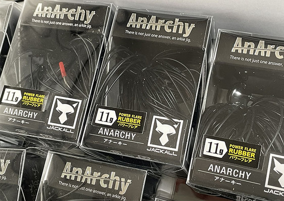 Jackall ANARCHY JIG "POWER FLARE" 11g/9g/SHORE GAMER BAG (Black) added!