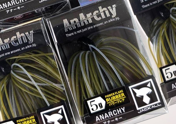 Jackall ANARCHY JIG "POWER FLARE" 5g/7g/9g/11g added!