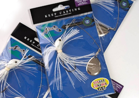 Nories SINGLE CONTROL 5/8 oz Single Colorado Blade Spinnerbait added!