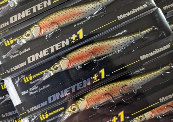 Megabass VISION ONETEN + 1 (new colors), Deps NEW SLIDE SWIMMER 250 Slow Sinking, DECOY VERSATILE KEEPER added!