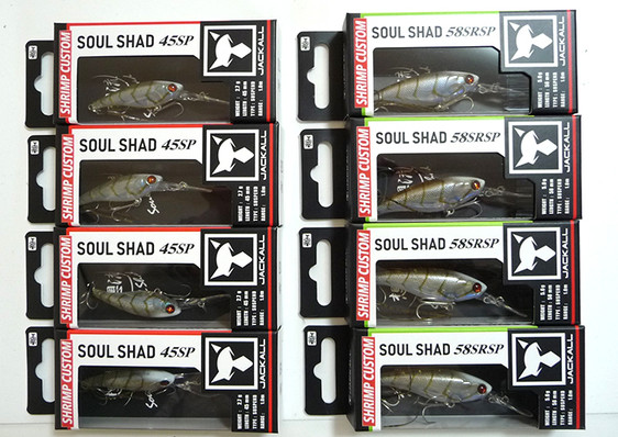 Jackall SOUL SHAD SHRIMP CUSTOM 45SP/52SP added!