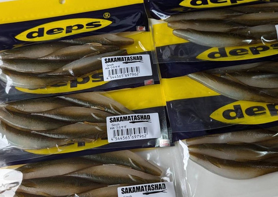 Deps SAKAMATA SHAD 5, Fish Arrow FLASH-J 4/FLASH-J 3 ABALONE added!