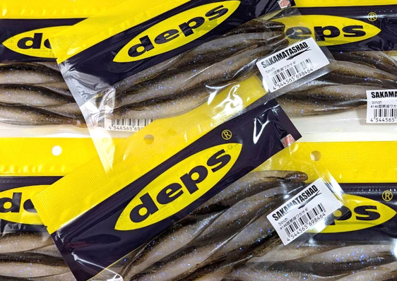 Deps SAKAMATA SHAD 6/5, Jackall SPEEDVIB 5g/3.5g/RERANGE 85 F added!