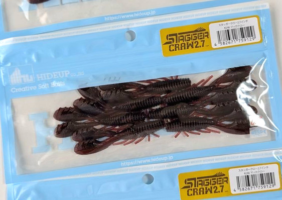 HIDEUP STAGGER CRAW 2.7 added!