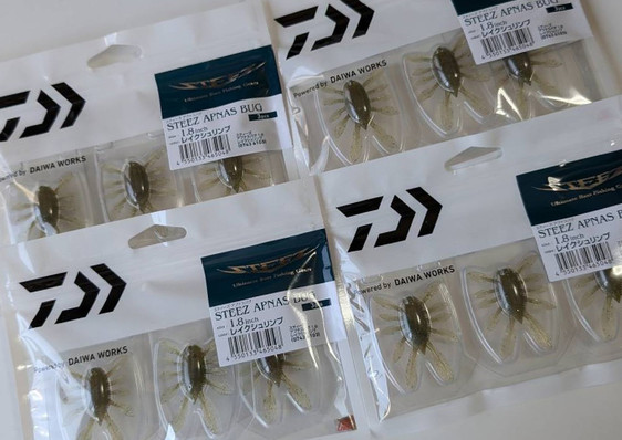 Daiwa STEEZ APNAS BUG 1.8, OSP MYLAR MINNOW 3.5 added!