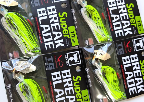 Jackall SUPER BREAK BLADE 14g/10g/FLICK SHAKE 500 4.8 added!
