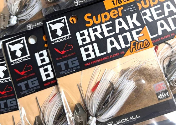 Jackall SUPER BREAK BLADE FINE 1/8 oz (Chart Back Pearl, Super White) added!