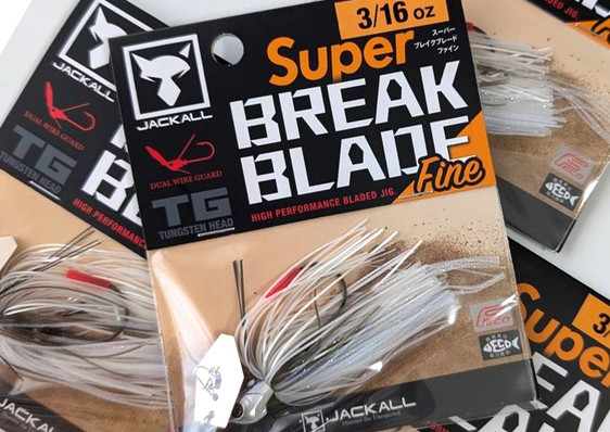 Jackall SUPER BREAK BLADE FINE 3/16 oz Compact Bladed Jig/KING JIMMY HENGE added!