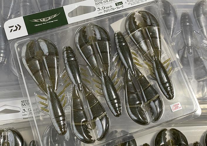 DAIWA STEEZ BANK HACKER CRAW 3.9, Deps DEATHADDER 4 Non Salt added!