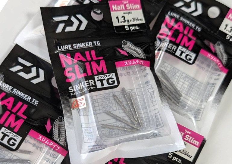 DAIWA LURE SINKER TG NAIL SLIM, Deps KINCOO AIR 4.8/5.8 added!