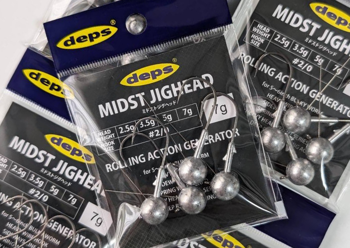 Deps MIDST JIGHEAD for Mid Strolling/HOOK SHARPENER added!