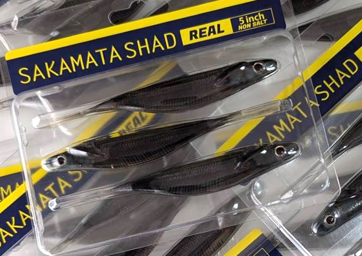 Deps SAKAMATA SHAD 5 REAL Non Salt, Jackall SWIVEL SCYTHE HOOK TYPE NARROW added!