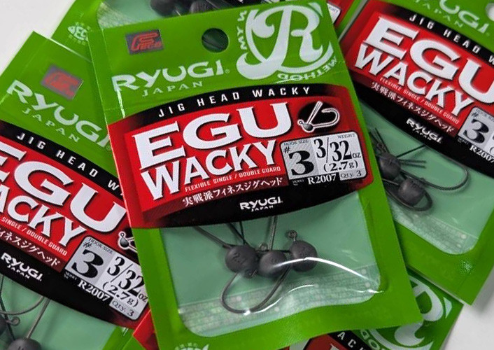Ryugi EGU WACKY for Jig Head Wacky Rig, Jackall TN60 added!