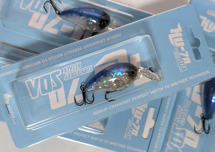 HIDEUP HU-70 SDA Super Deep Attack, Jackall ANARCHY JIG "POWER FLARE" 14g added!