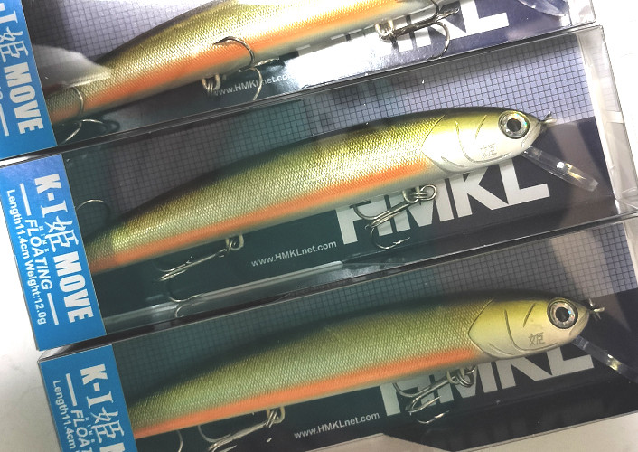 HMKL K-1 HIME MOVE F, Gamakatsu LAUGHIN 170, Fish Arrow SPINE HOOK came in!