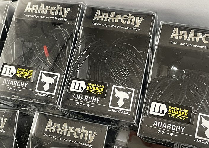 Jackall ANARCHY JIG "POWER FLARE" 11g/9g/SHORE GAMER BAG (Black) added!