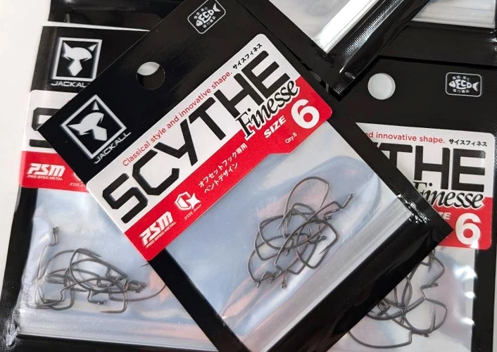Jackall SCYTHE FINESSE HOOK, HIDEUP COIKE FISH M Elastomer added!