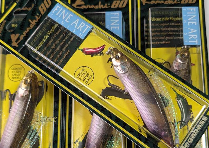 Megabass KARASHI 80/TINSEL HOOK added!