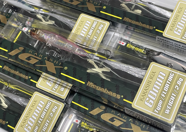 Megabass KARASHI IGX 60/I-WING 135 added!