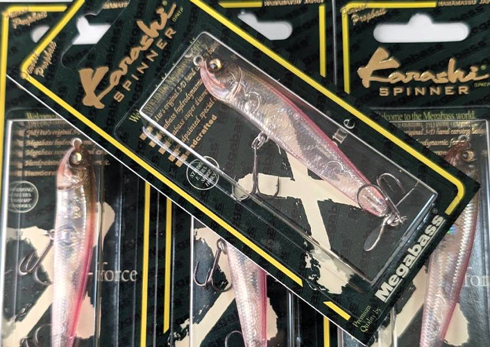 Megabass KARASHI SPINNER, Deps BULL FLAT 5.8 Non Salt added!