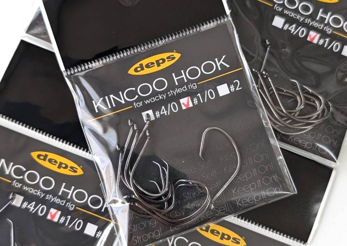 Deps KINCOO HOOK #1/0, HIDEUP STAGGER CRAW 5 added!