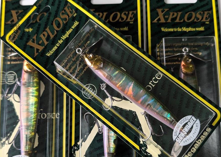 Megabass X-PLOSE SLOW SWIMMER, Jackall SHIBO FLAT 3.6 added!