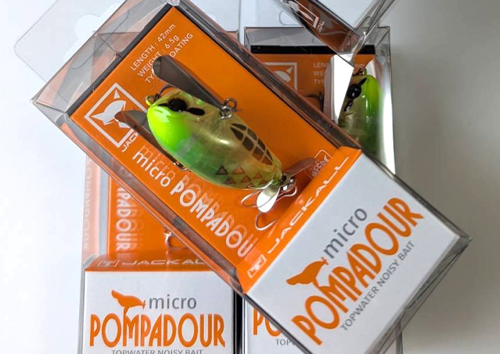 Jackall MICRO POMPADOUR added!