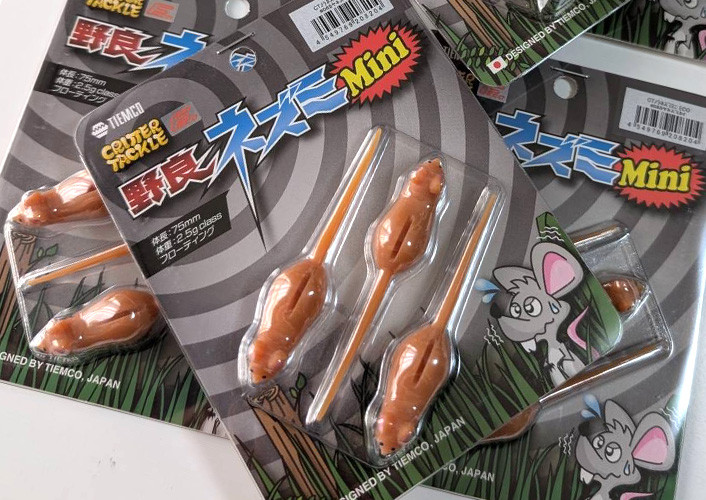 TIEMCO NORA NEZUMI (Wild Mouse) MINI Top Water Bait added!