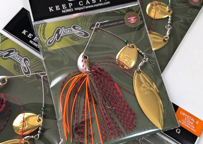 Nories CRYSTAL S 1/2 oz Spinnerbait added!