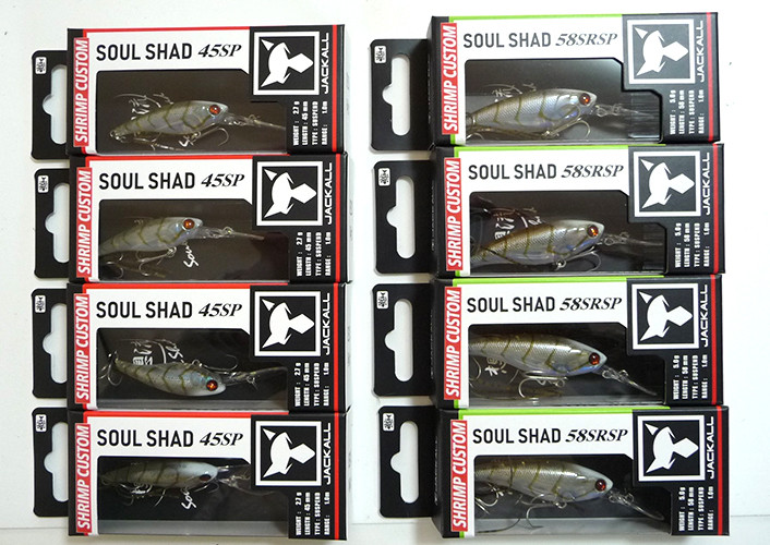 Jackall SOUL SHAD SHRIMP CUSTOM 45SP/52SP added!