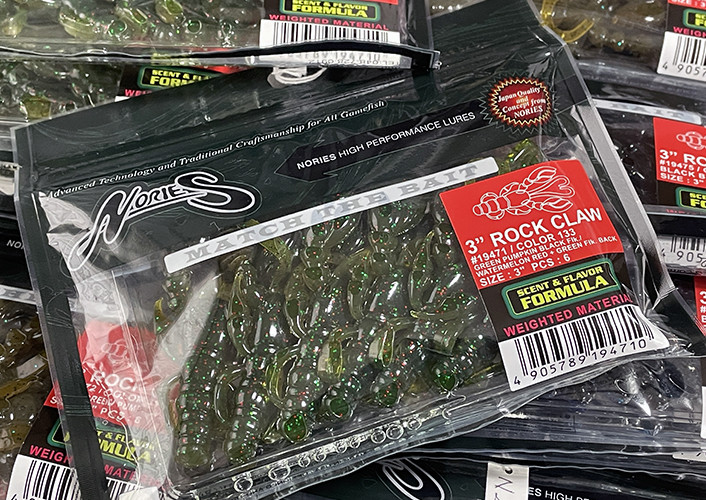 Nories ROCK CLAW 3, Gamakatsu THEORIZE HANGER FC-M + G/FC-L + G added!