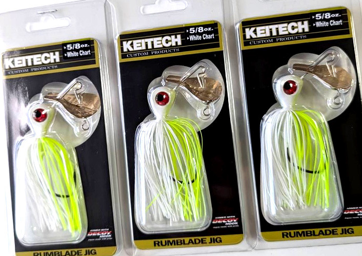 KEITECH RUMBLADE JIG 5/8oz/1/2oz/3/8oz, Jackall NAGISA 65SP added!