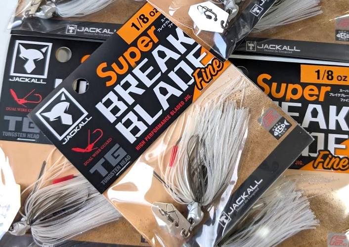 Jackall SUPER BREAK BLADE FINE 1/8 oz Compact Bladed Jig added!