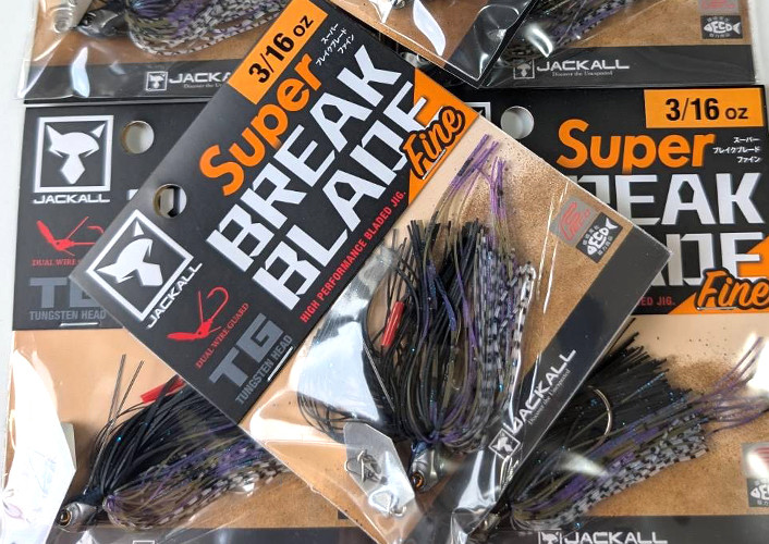 Nories JOINT FUKA BAIT, Jackall SUPER BREAK BLADE FINE 3/16 oz Compact Bladed Jig added!