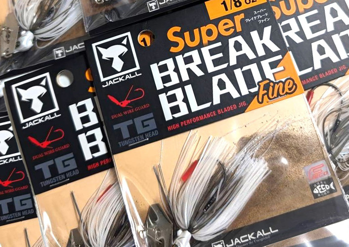 Jackall SUPER BREAK BLADE FINE 1/8 oz (Chart Back Pearl, Super White) added!