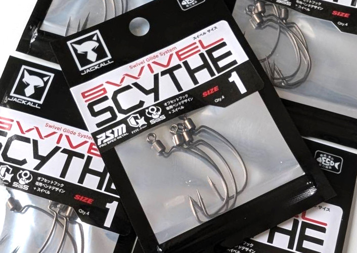Jackall SWIVEL SCYTHE HOOK added!