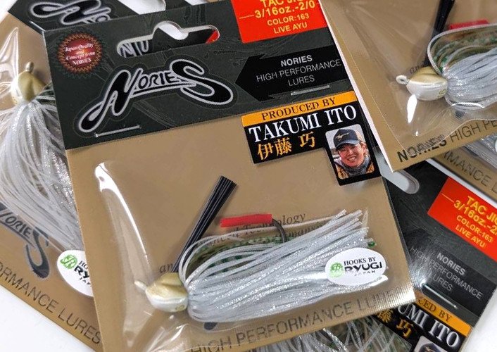 Nories TAC JIG 5g (3/16oz), Deps WAKASAGI BAIT 65 Floating added!
