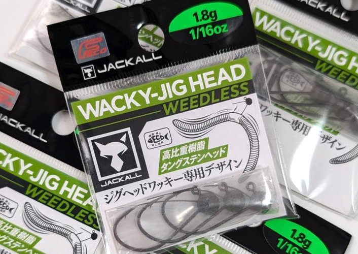 ISSEI AK CHATTER 21g (3/4oz), Jackall WACKY JIGHEAD WEEDLESS added!