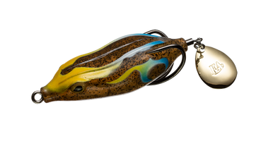 Fish Arrow BUSTLE FROG #03 Green Pumpkin Yadoku Frog NEW - KKJAPANLURE