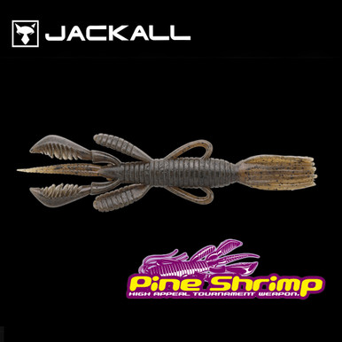 Jackall Neko Shrimp – Leurre Soufre 5.3 Pouces – Dappi Shrimp – Lot De 6