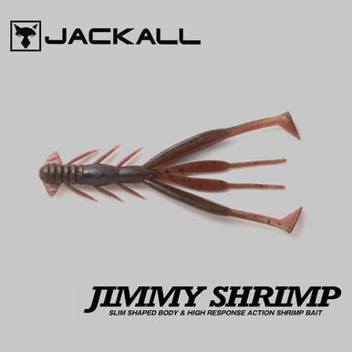 Jackall Soft Leurre Jimmy Shrimp 3.8 Pouces Gasagasa Suziebi