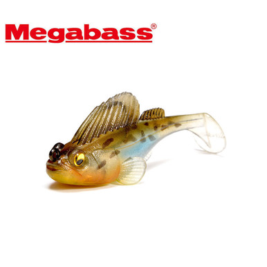 Leurre Dark Sleeper 3.8 3/4 Megabass Black Uf - Leurres souples Carnassiers (12661400