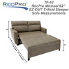 RV Trifold 62" RV Sofa Bed RV Loveseat