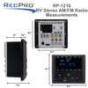 Drive BT 100 RV Stereo AM/FM Radio/Bluetooth/Aux-In Sound System - RecPro