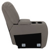 RecPro Charles 9" RV Furniture Comfort Console with Cup Holders and Storage in Ultrafabrics Brisa