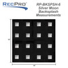 RV Backsplash Onyx Block Tile 12" x 12" Peel and Stick