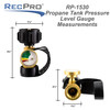 RV Propane Tank Gauge Level Indicator Pressure Meter