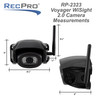 Voyager RV Wireless Backup Camera with 4" Monitor for Prewired System