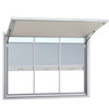Concession Stand Windows and Awnings with 3 Vertical Lift Windows